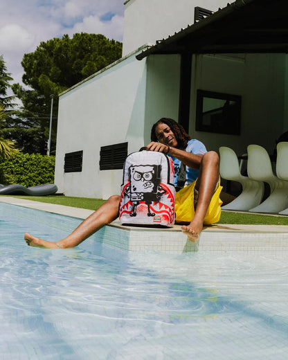 Sprayground Popular | SPONGEBOB STENCIL WALL DLXR BACKPACK