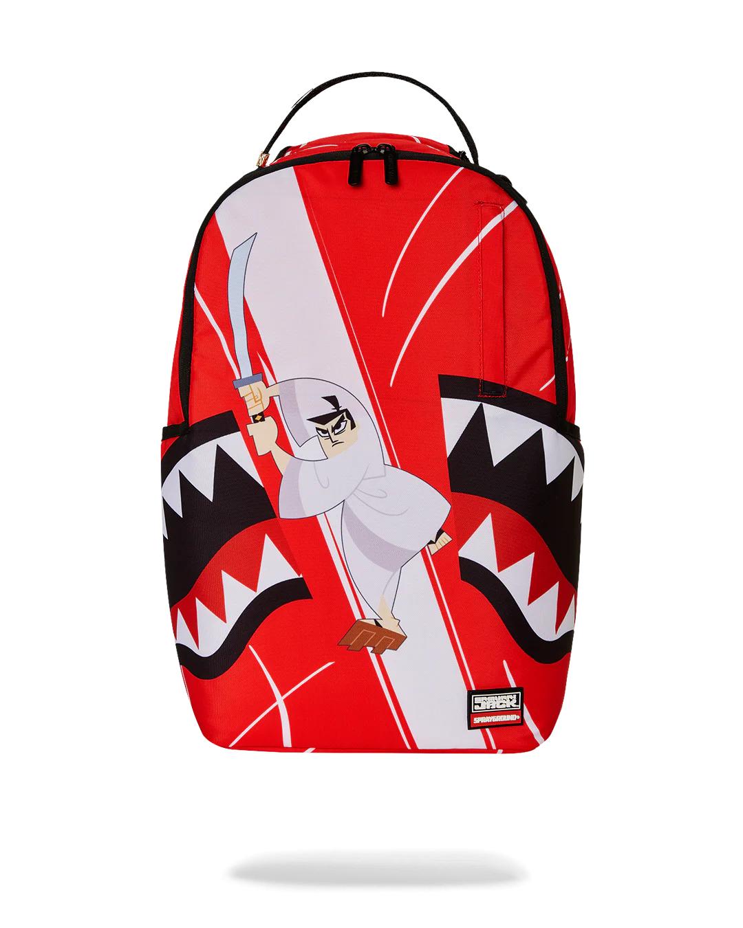 Sprayground Trending | SAMURAI JACK SHARK MOUTH SLICE DLXR BACKPACK