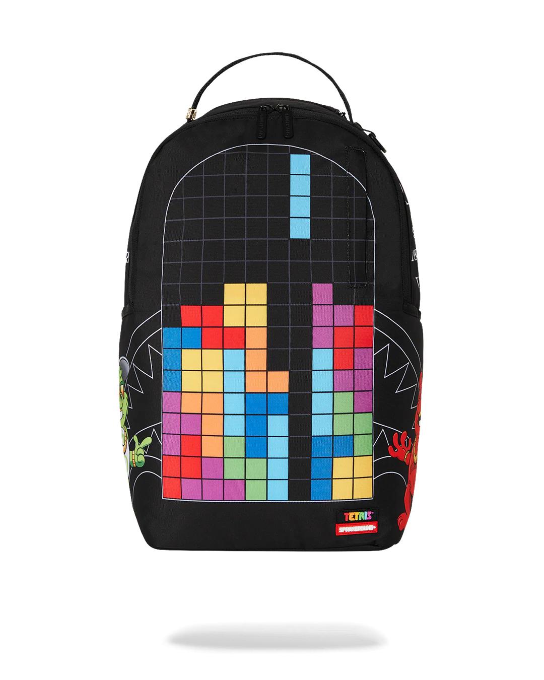 Sprayground Best Seller | TETRIS WITH DIABLO AND MONEY BEAR BACKPACK