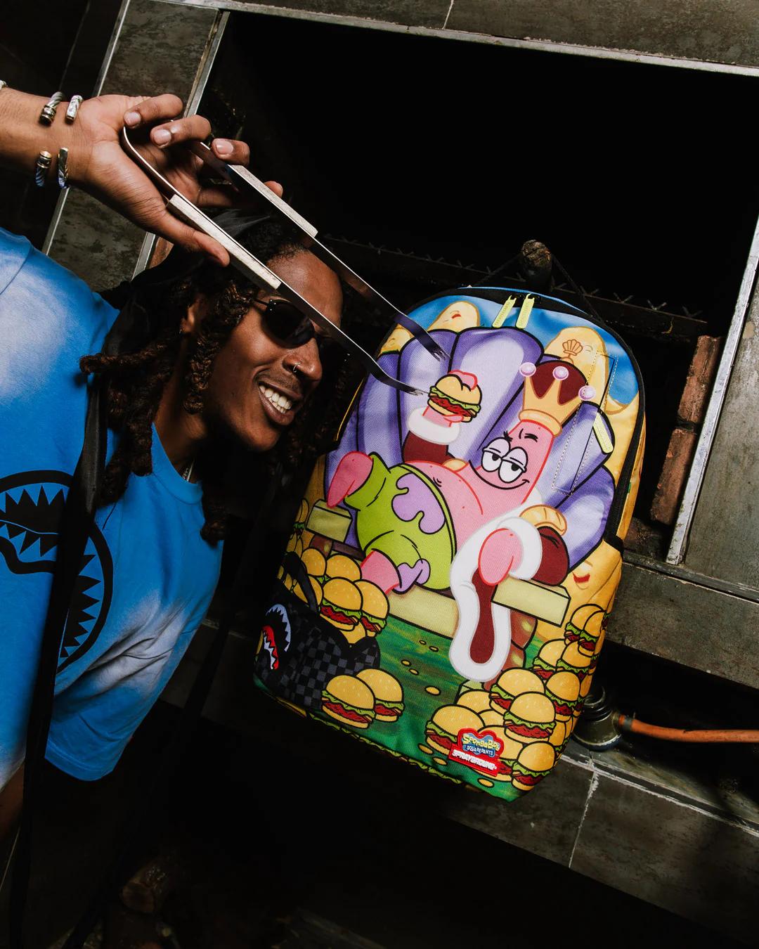 Sprayground Exclusive | SPONGEBOB KRABBY KING PATRICK BACKPACK