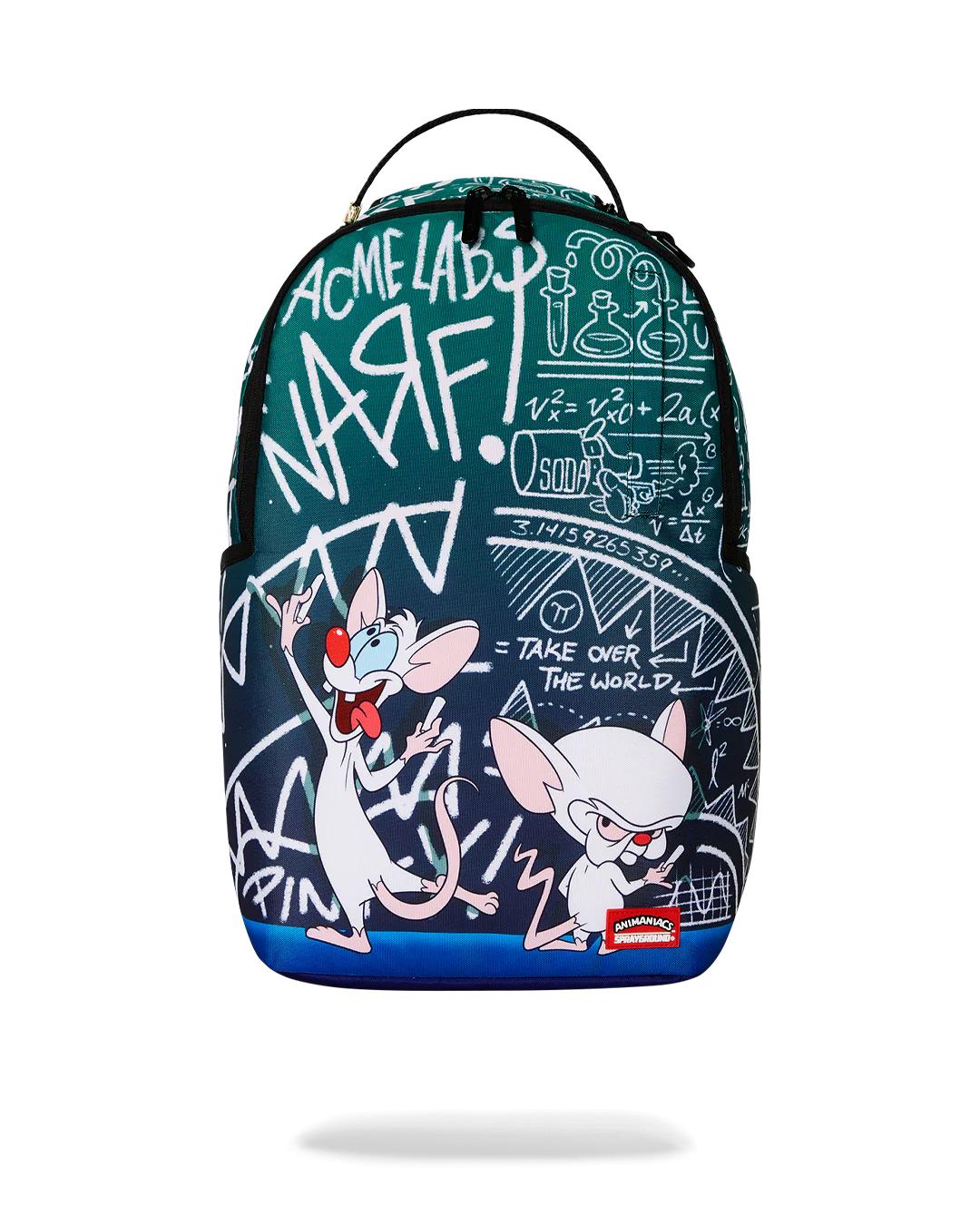 Sprayground Recommended | PINKY AND THE BRAIN TAKIN OVER THE WORLD DLXR BACKPACK