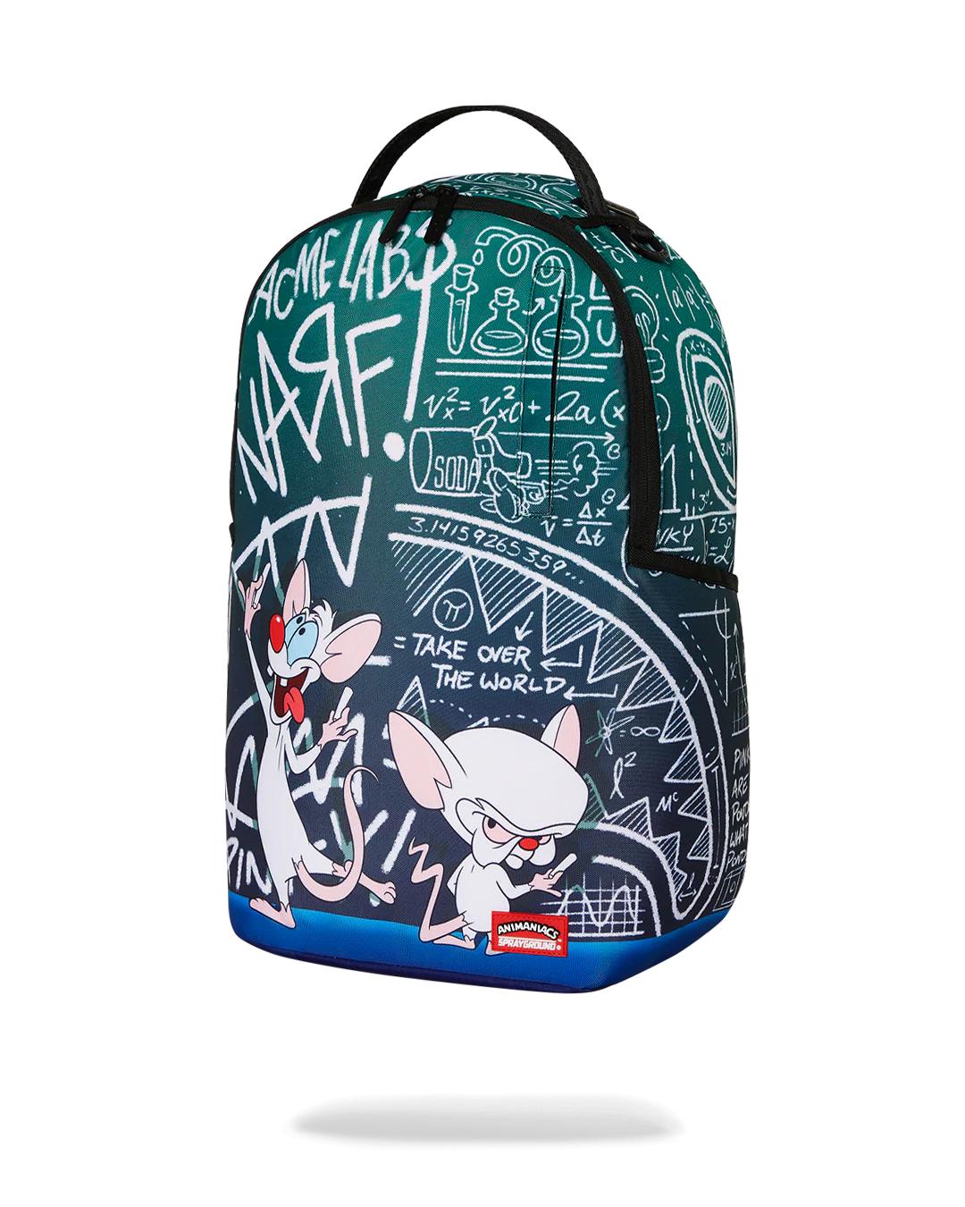 Sprayground Recommended | PINKY AND THE BRAIN TAKIN OVER THE WORLD DLXR BACKPACK
