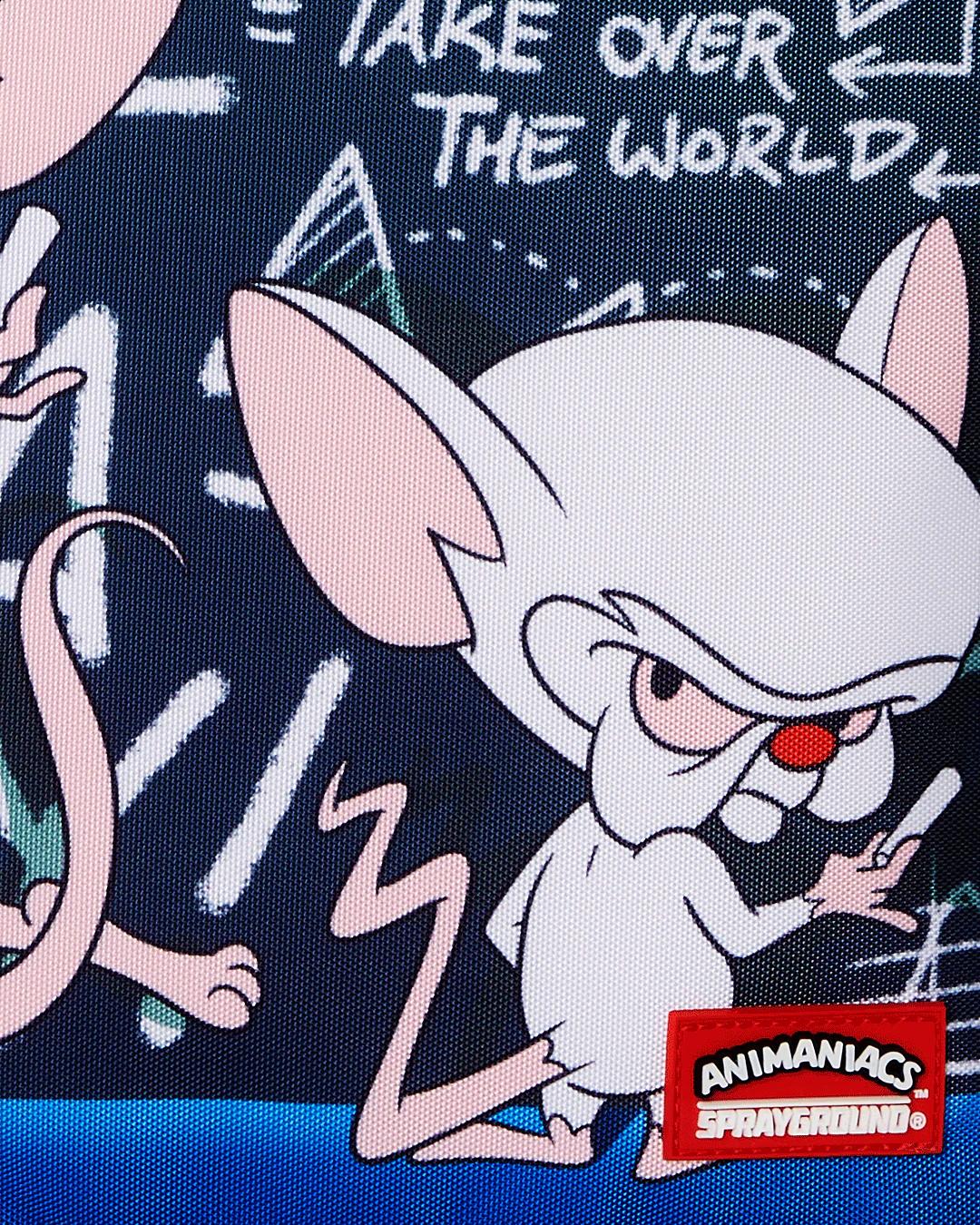 Sprayground Recommended | PINKY AND THE BRAIN TAKIN OVER THE WORLD DLXR BACKPACK