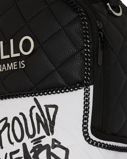 Sprayground Signature | HELLO MY NAME IS 15 YEARS QUILTED BACKPACK (SUPER RARE)