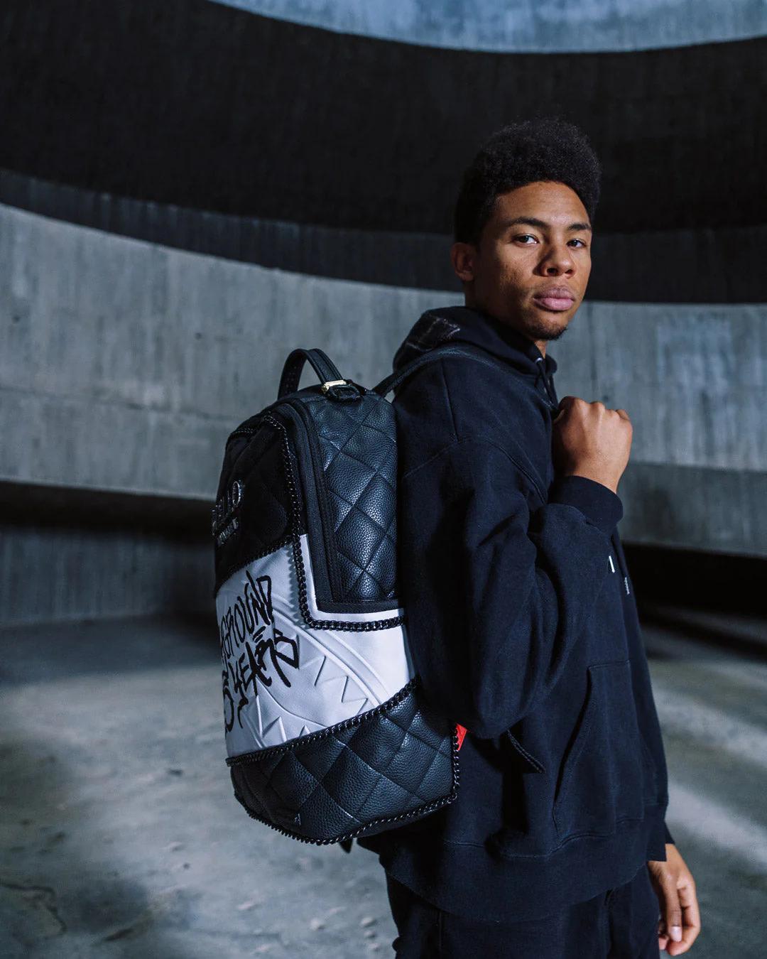 Sprayground Signature | HELLO MY NAME IS 15 YEARS QUILTED BACKPACK (SUPER RARE)