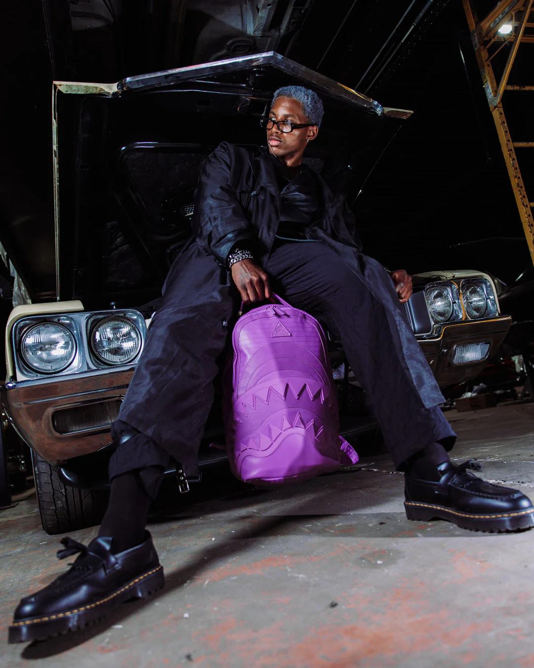 Sprayground New | SAKURA SHOCKWAVE-MURASAKI DLX BACKPACK