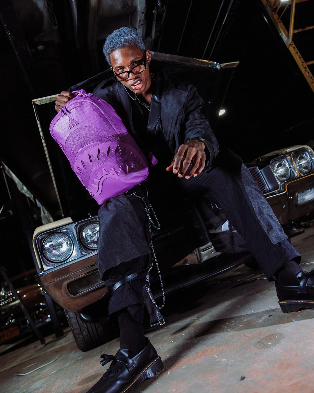 Sprayground New | SAKURA SHOCKWAVE-MURASAKI DLX BACKPACK