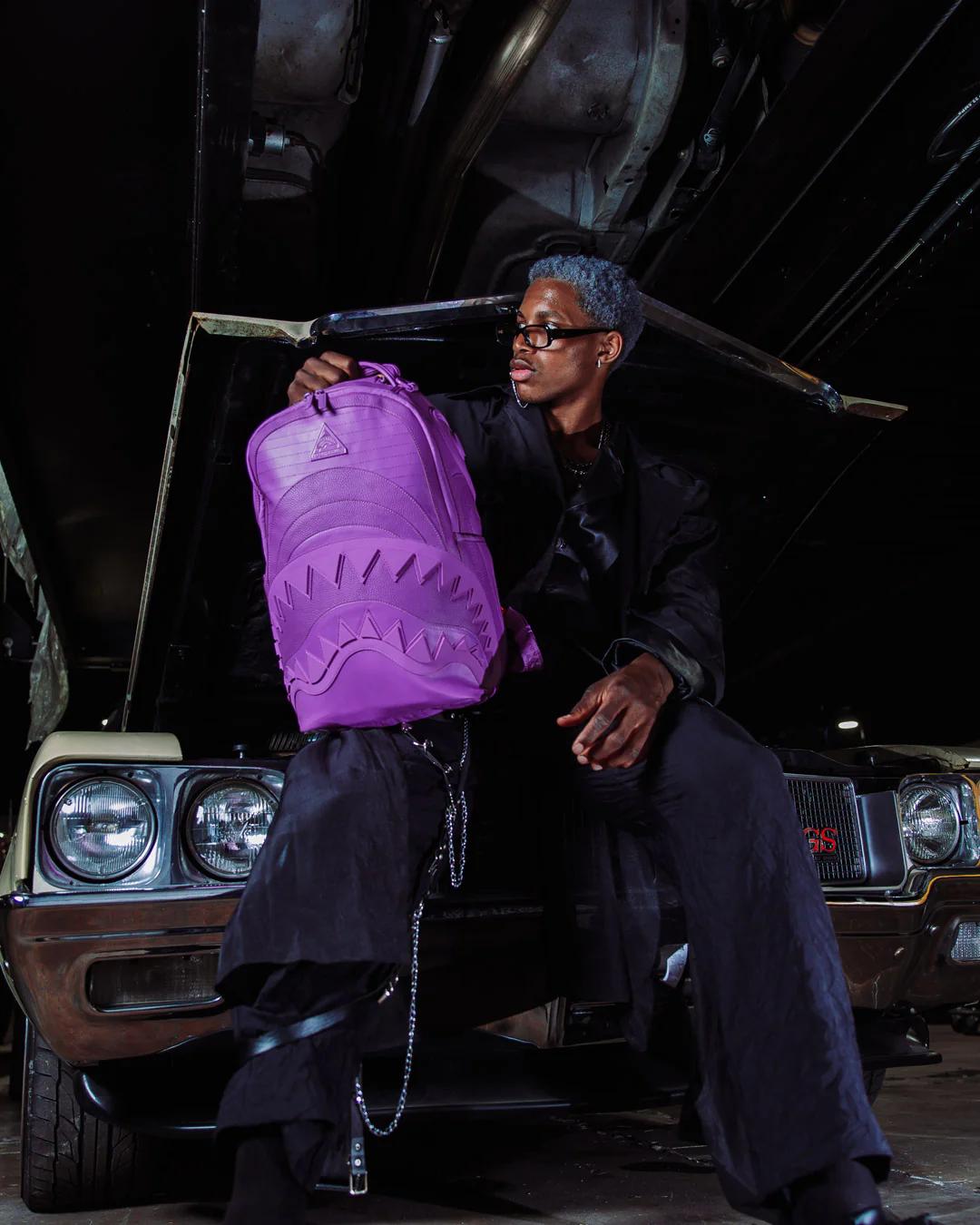 Sprayground New | SAKURA SHOCKWAVE-MURASAKI DLX BACKPACK