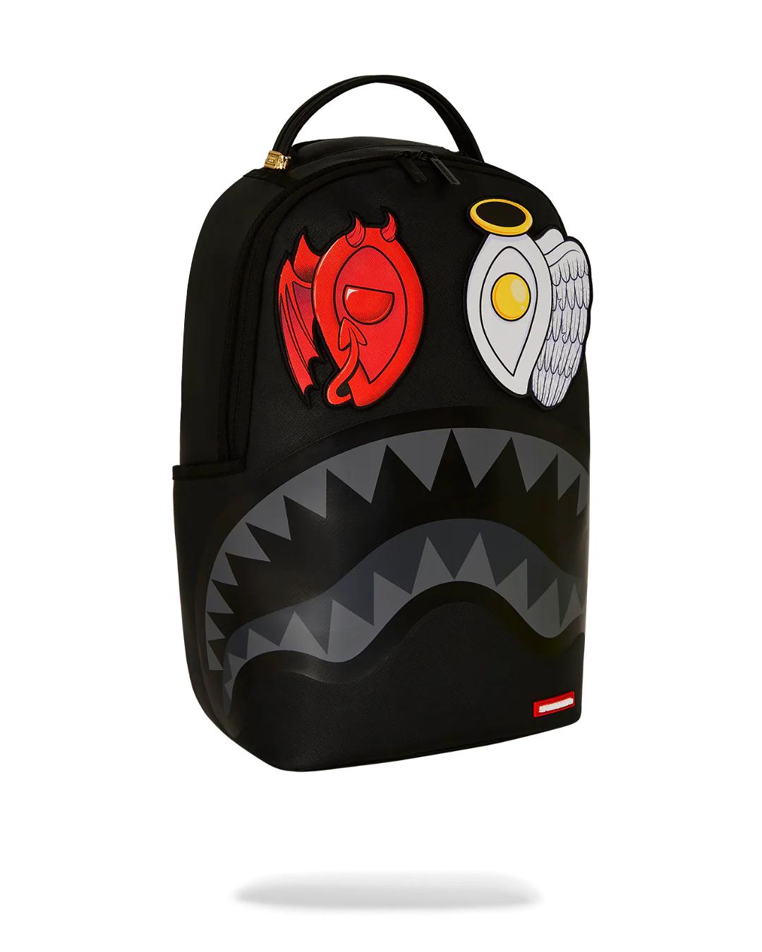 Sprayground Essential | SPLIT SAINT VELCRO REMOVABLE 6 EYES SHARK BACKPACK