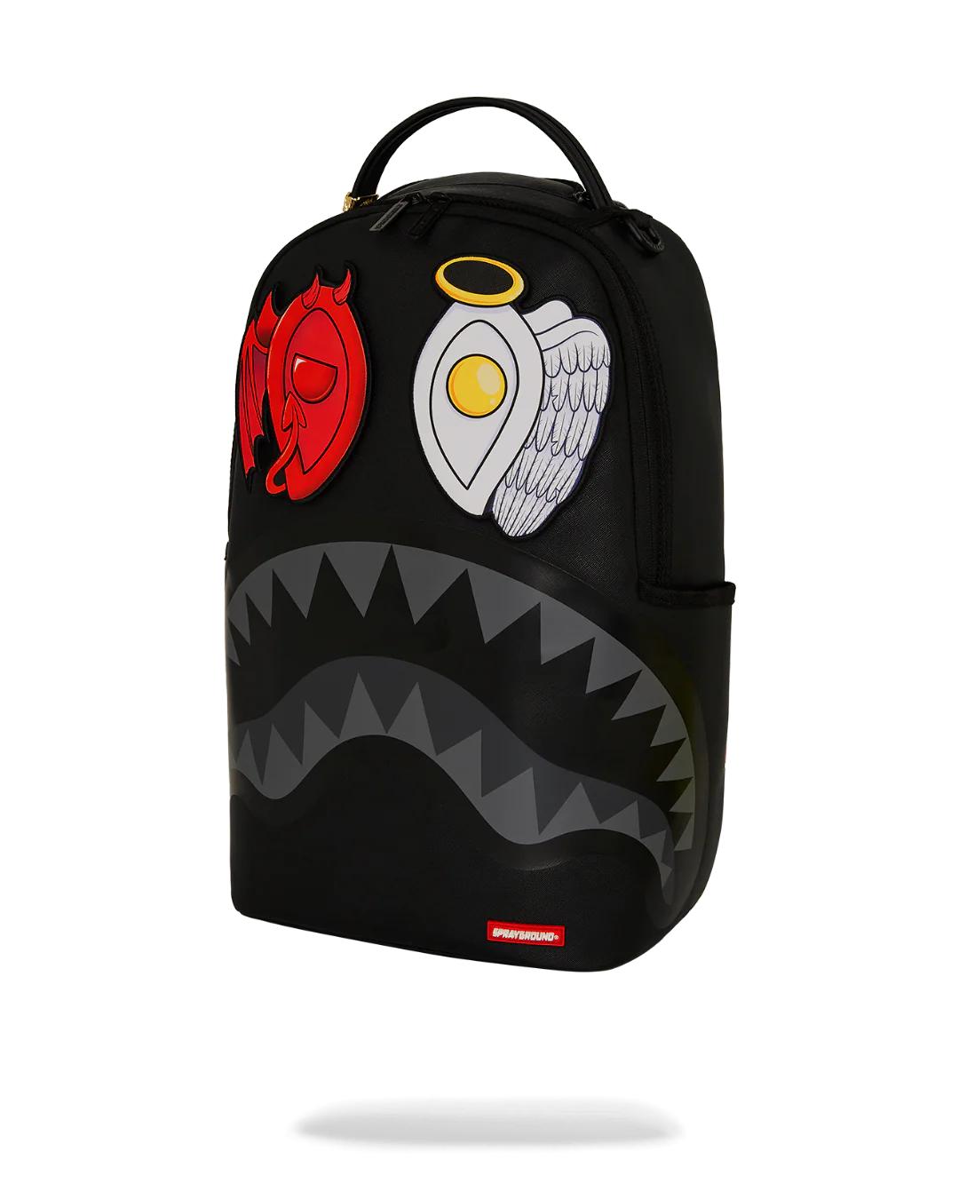 Sprayground Essential | SPLIT SAINT VELCRO REMOVABLE 6 EYES SHARK BACKPACK