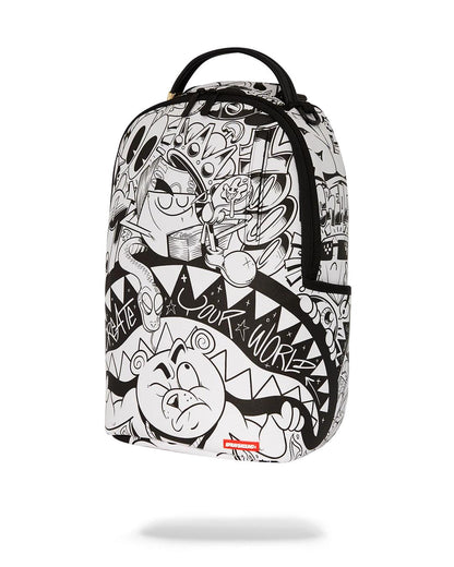 Sprayground New | DOODLE KING BACKPACK