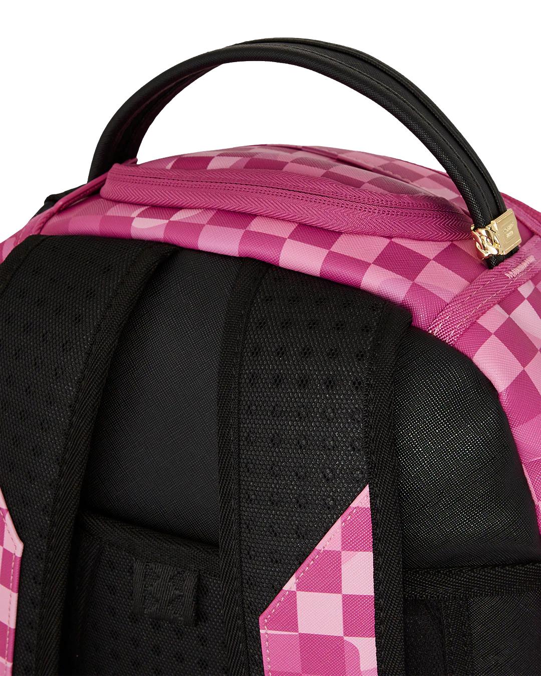 Sprayground Featured | PINK CAMOCHECK BACKPACK