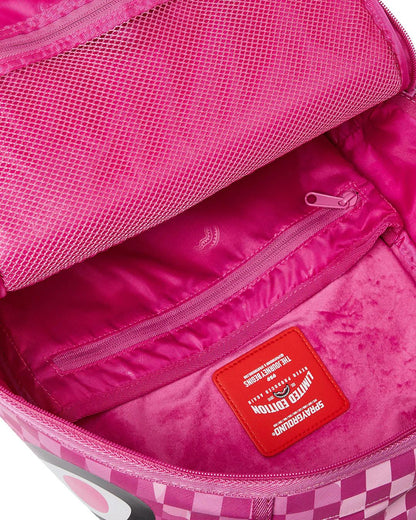 Sprayground Featured | PINK CAMOCHECK BACKPACK