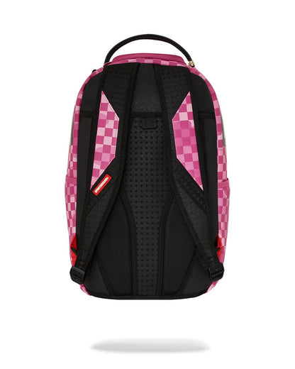 Sprayground Featured | PINK CAMOCHECK BACKPACK