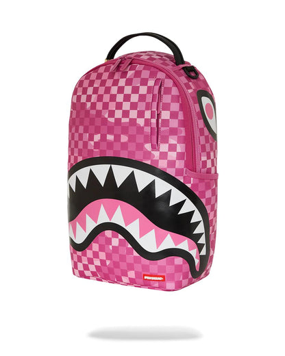 Sprayground Featured | PINK CAMOCHECK BACKPACK