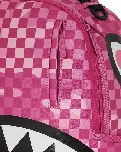 Sprayground Featured | PINK CAMOCHECK BACKPACK