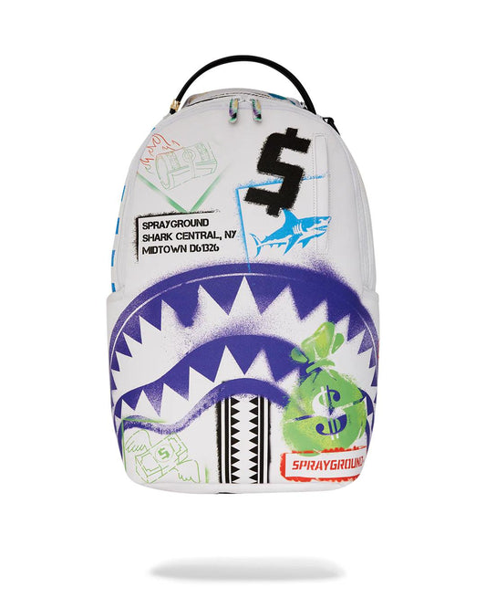 Sprayground Classic | SHARK CENTRAL CUT OUT FOR GREATNESS DLXSV BACKPACK