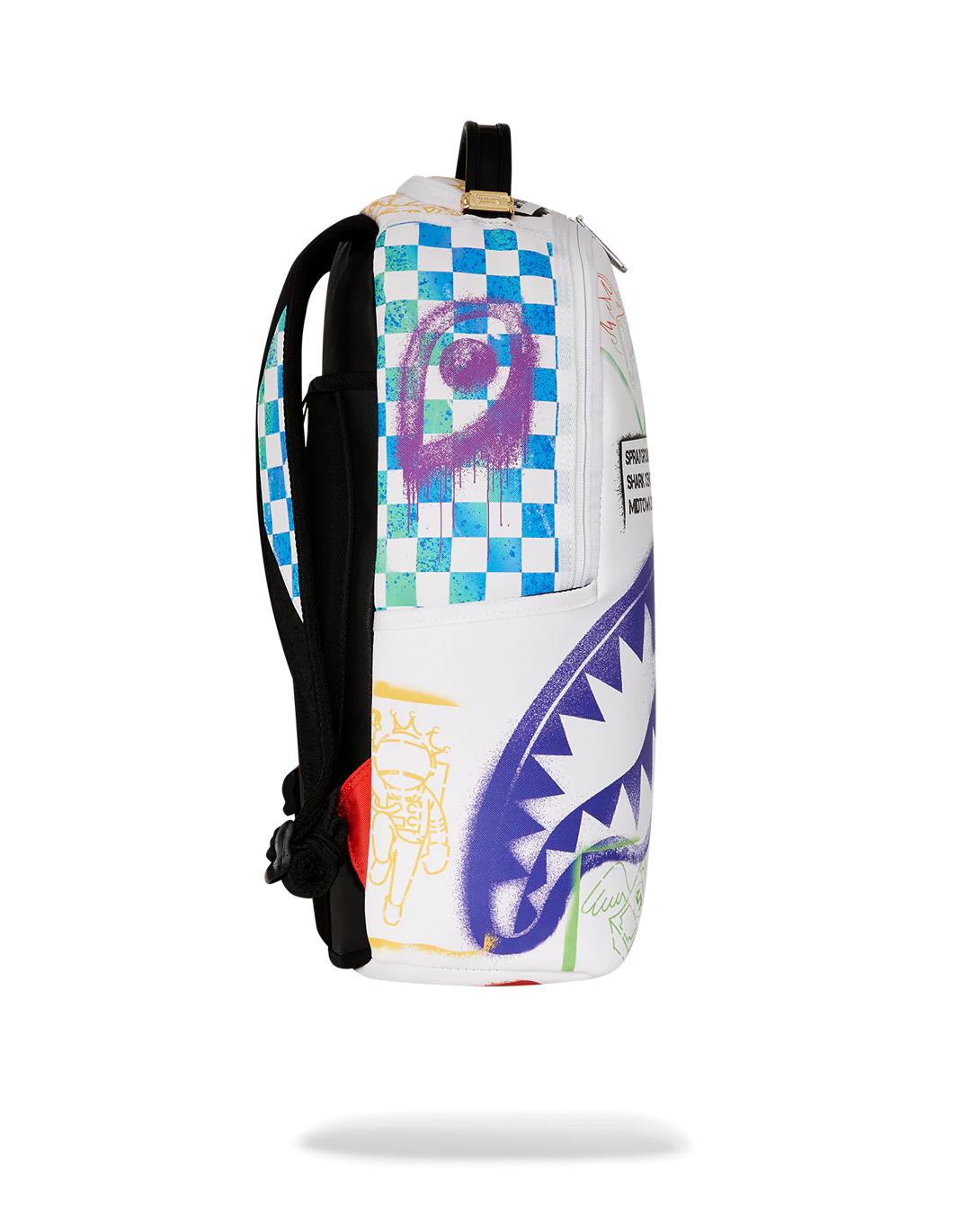 Sprayground Classic | SHARK CENTRAL CUT OUT FOR GREATNESS DLXSV BACKPACK