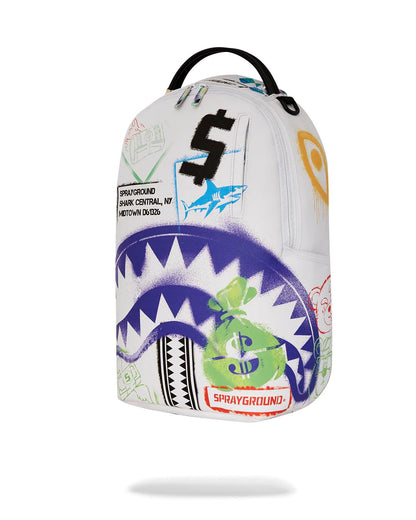Sprayground Classic | SHARK CENTRAL CUT OUT FOR GREATNESS DLXSV BACKPACK