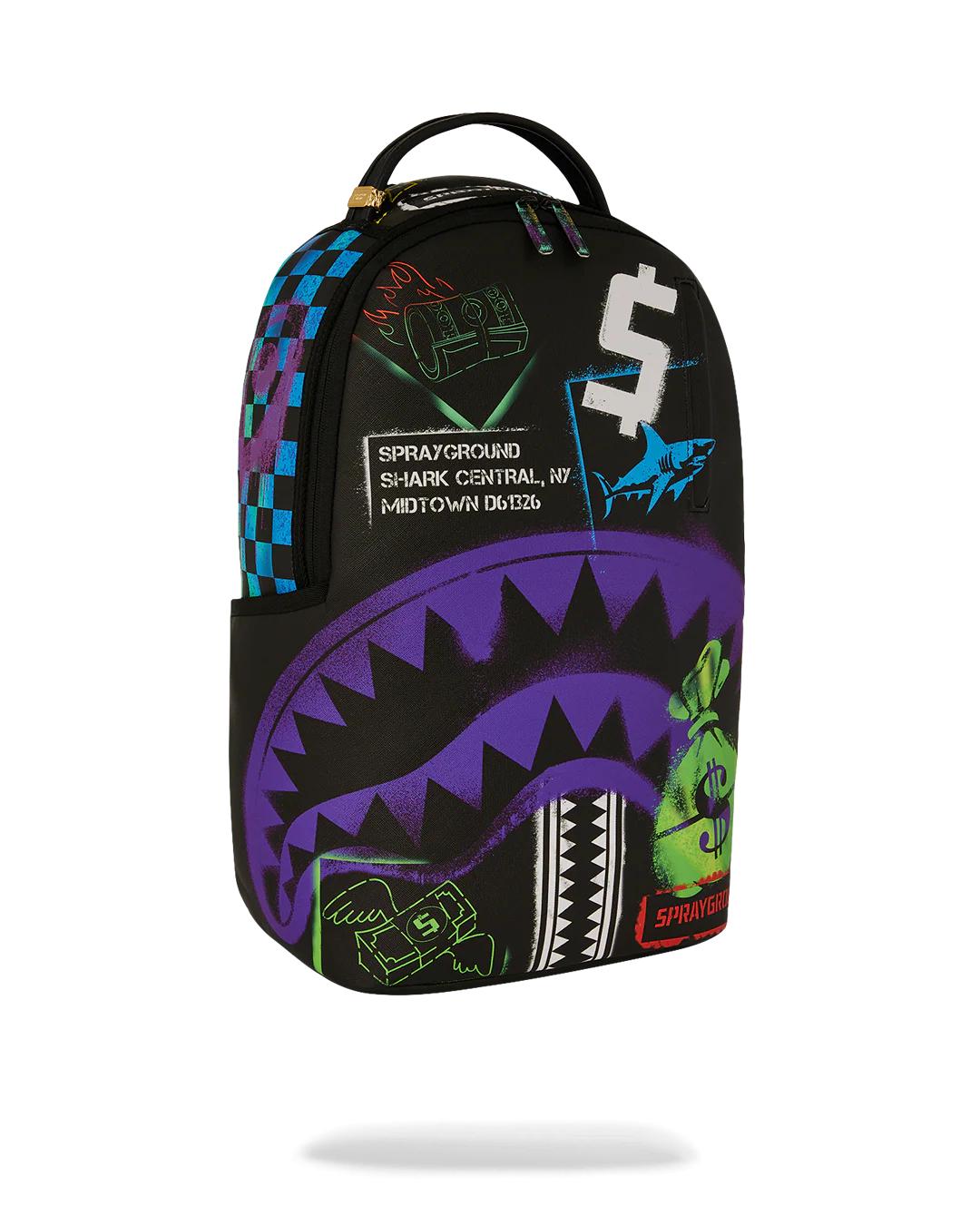 Sprayground Essential | SHARK CENTRAL X DLXSV BACKPACK