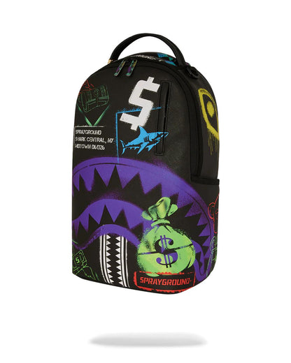 Sprayground Essential | SHARK CENTRAL X DLXSV BACKPACK