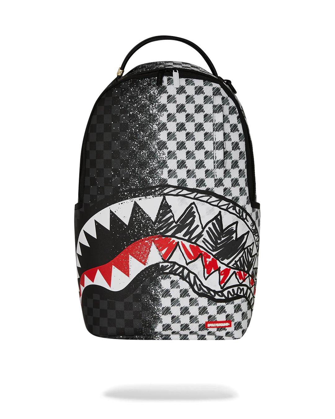 Sprayground Classic | SCRIBBLE DRIBBLE CHECK BACKPACK