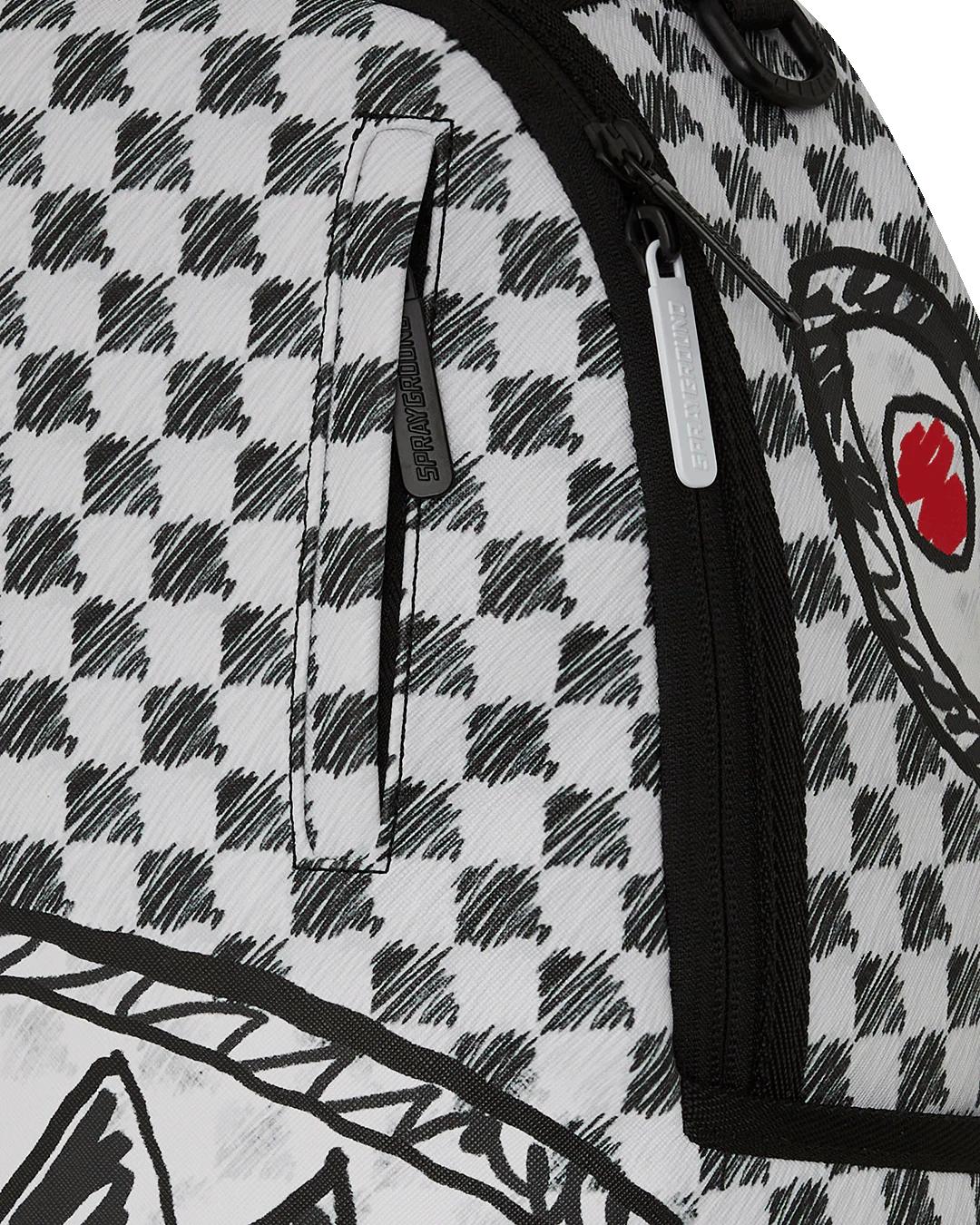 Sprayground Classic | SCRIBBLE DRIBBLE CHECK BACKPACK