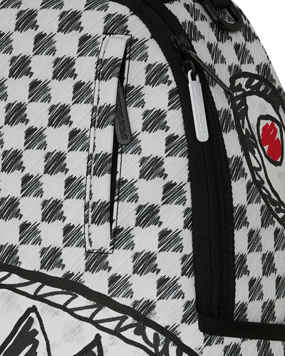 Sprayground Classic | SCRIBBLE DRIBBLE CHECK BACKPACK
