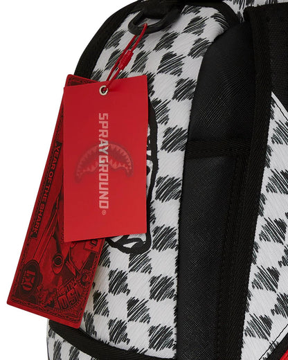 Sprayground Classic | SCRIBBLE DRIBBLE CHECK BACKPACK