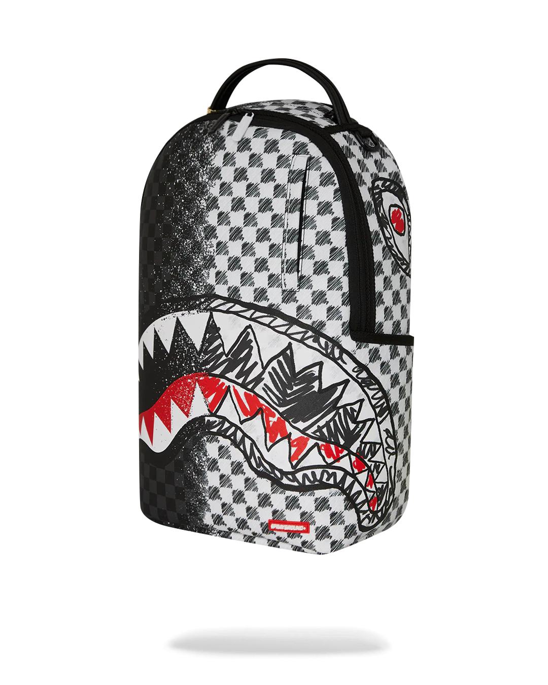 Sprayground Classic | SCRIBBLE DRIBBLE CHECK BACKPACK