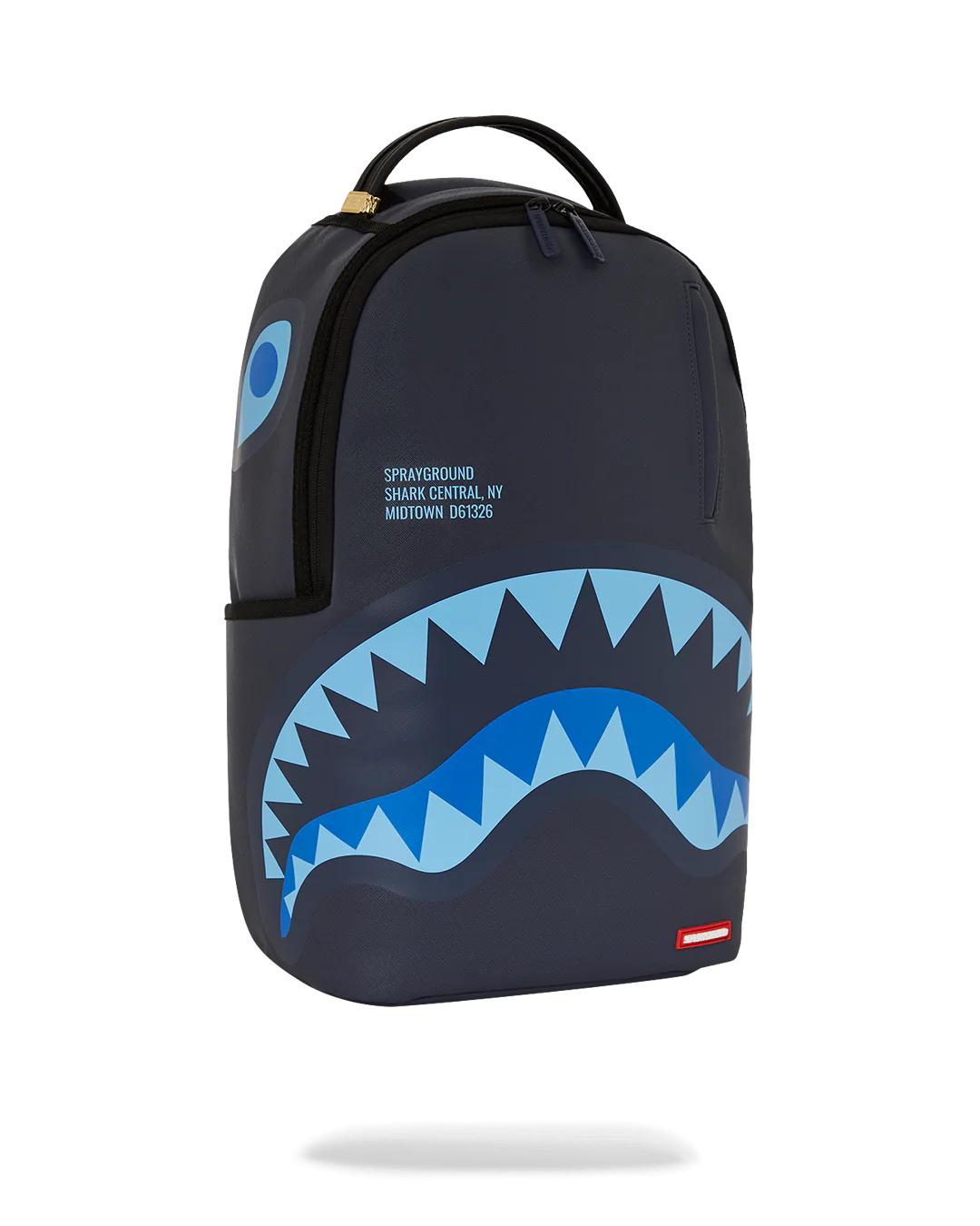 Sprayground Signature | SHARK CENTRAL LATE ARRIVAL DLXSV BACKPACK