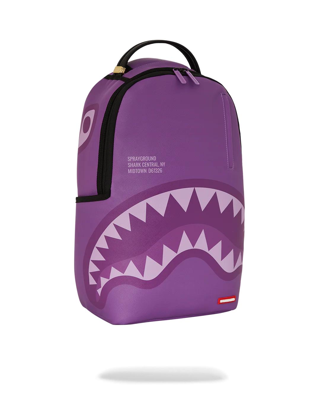 Sprayground Premium | SHARK CENTRAL PURPLE VENOM BACKPACK