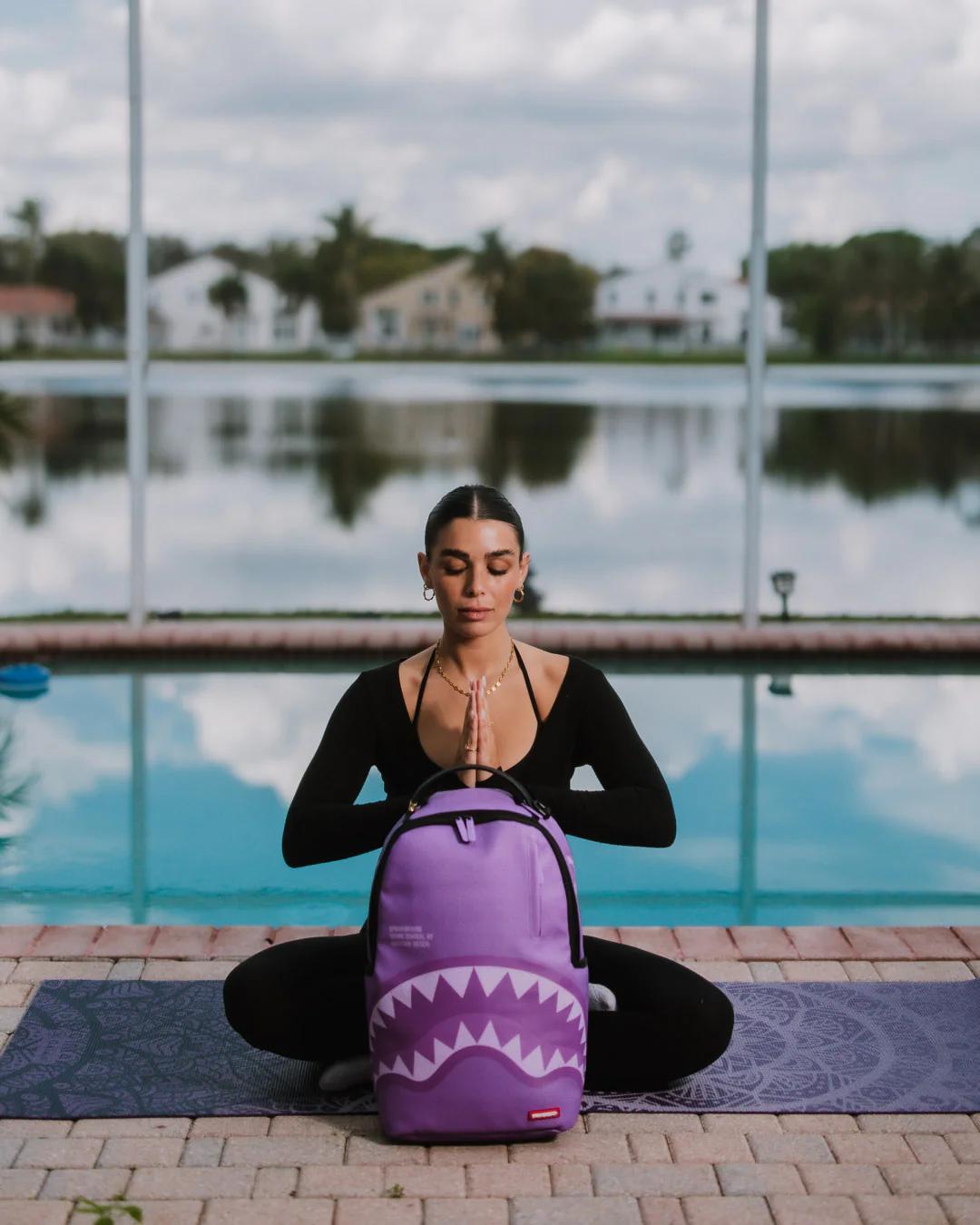 Sprayground Premium | SHARK CENTRAL PURPLE VENOM BACKPACK