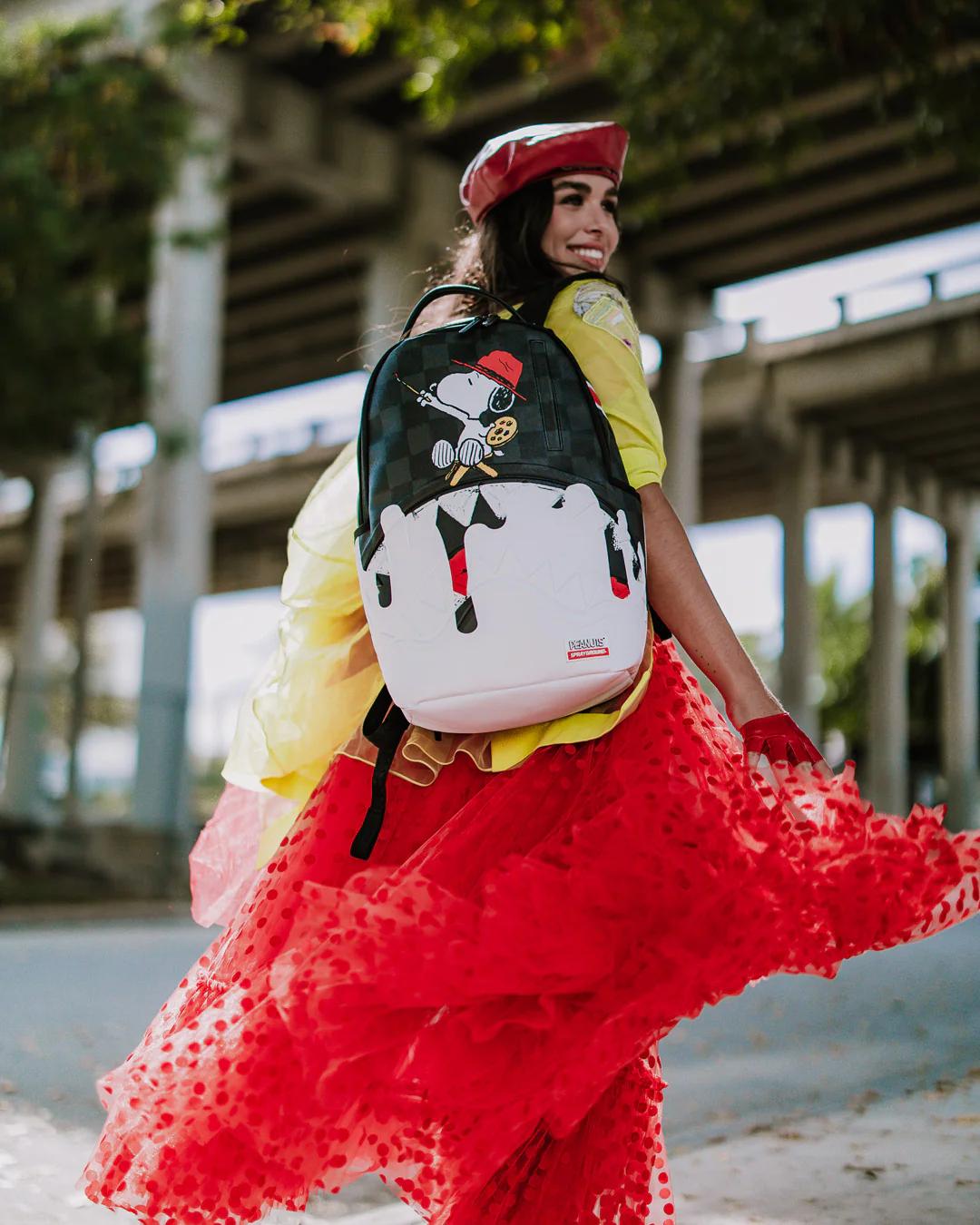 Sprayground Featured | SNOOPY ART BITE DLXSV BACKPACK