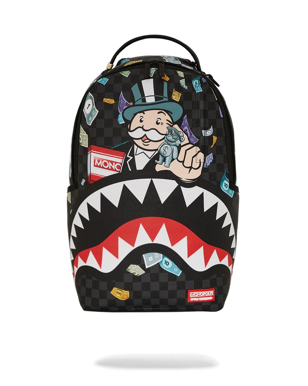 Sprayground Best Seller | MONOPOLY SHARK RICH BACKPACK