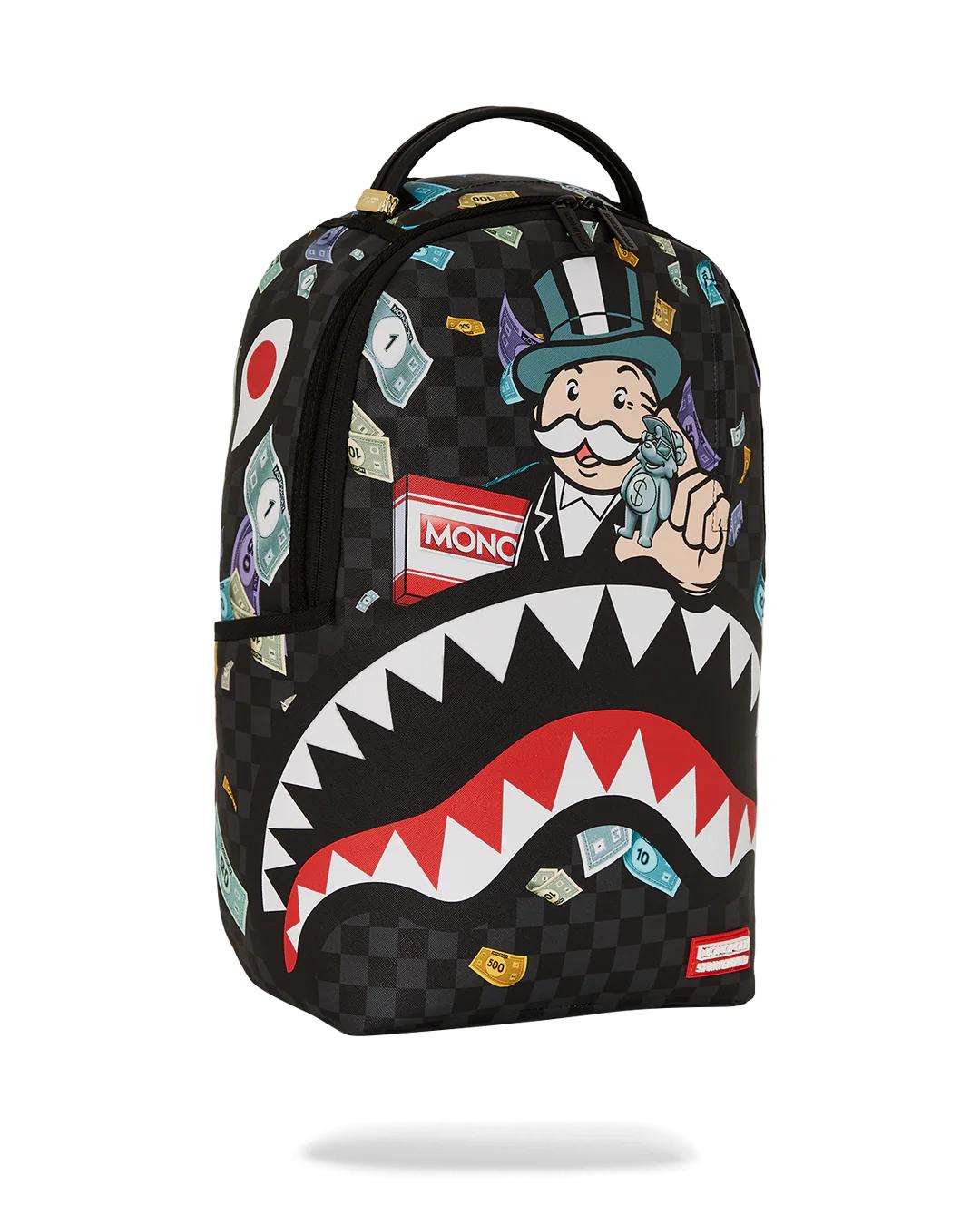 Sprayground Best Seller | MONOPOLY SHARK RICH BACKPACK