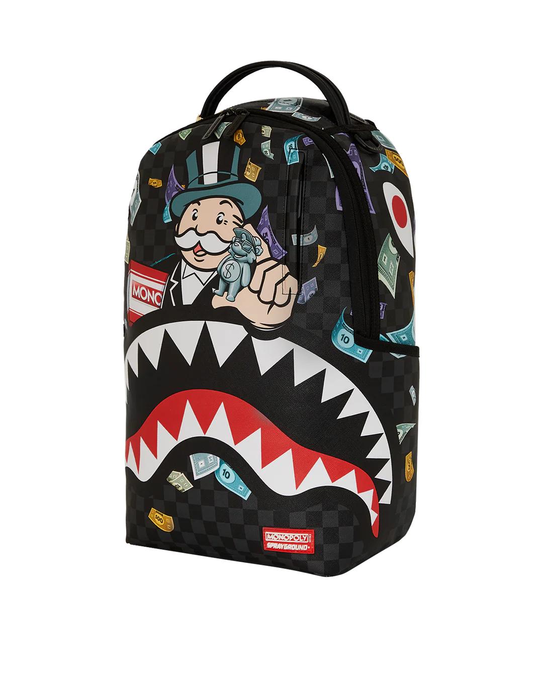 Sprayground Best Seller | MONOPOLY SHARK RICH BACKPACK