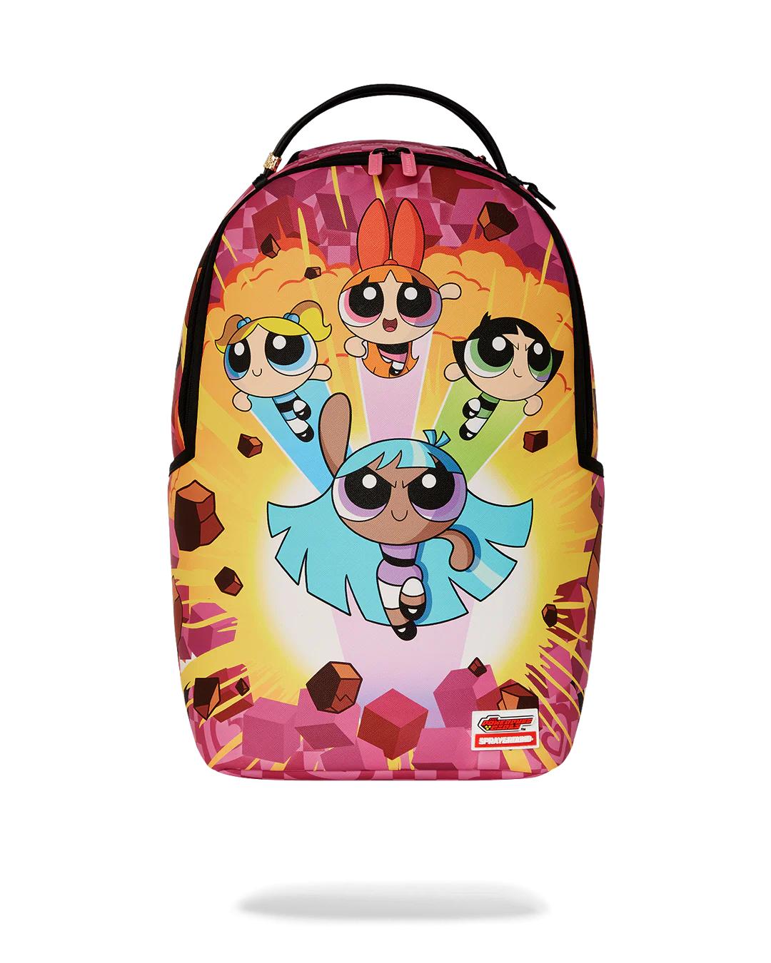 Sprayground Exclusive | POWERPUFF BUSTIN THRU DLXSV BACKPACK