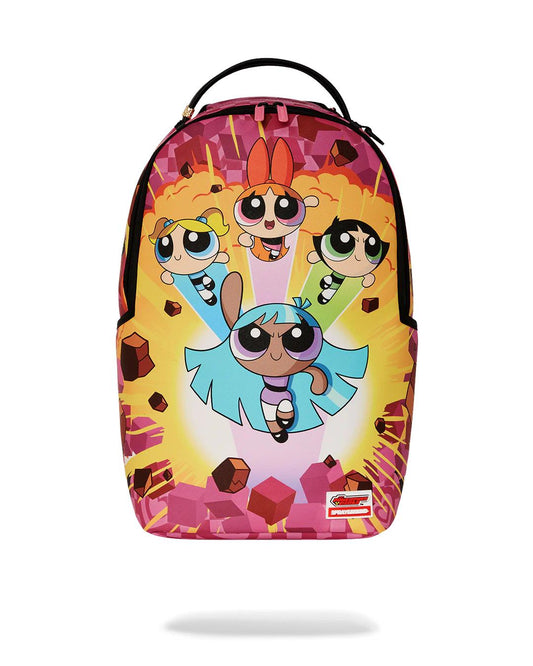 Sprayground Exclusive | POWERPUFF BUSTIN THRU DLXSV BACKPACK