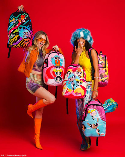 Sprayground Exclusive | POWERPUFF BUSTIN THRU DLXSV BACKPACK