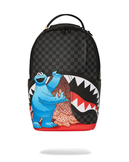 Sprayground Signature | SESAME STREET COOKIE MONSTER SNACK ATTACK DLXSV BACKPACK