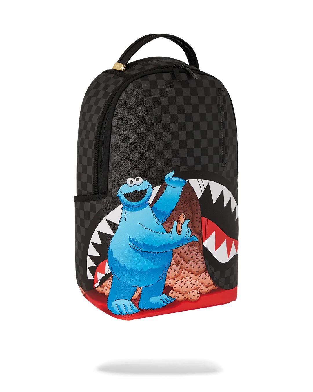 Sprayground Signature | SESAME STREET COOKIE MONSTER SNACK ATTACK DLXSV BACKPACK