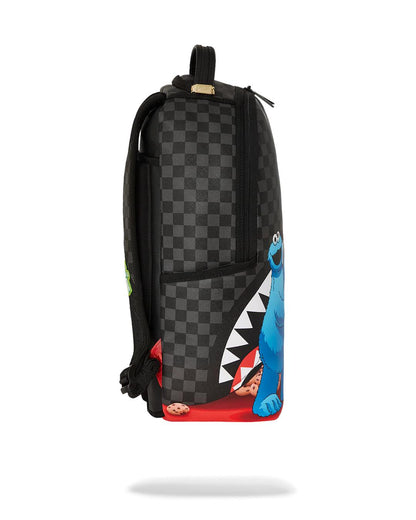 Sprayground Signature | SESAME STREET COOKIE MONSTER SNACK ATTACK DLXSV BACKPACK