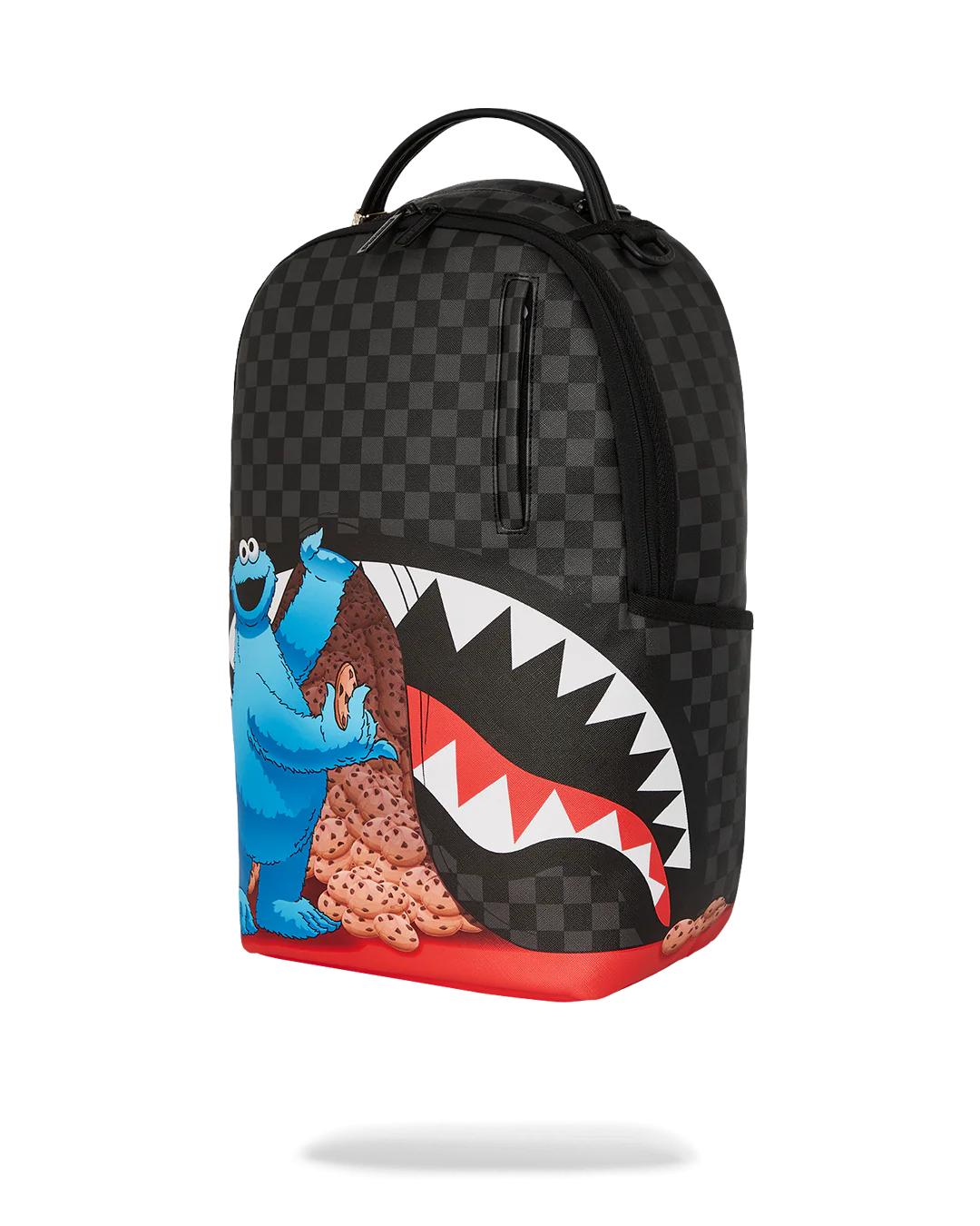 Sprayground Signature | SESAME STREET COOKIE MONSTER SNACK ATTACK DLXSV BACKPACK