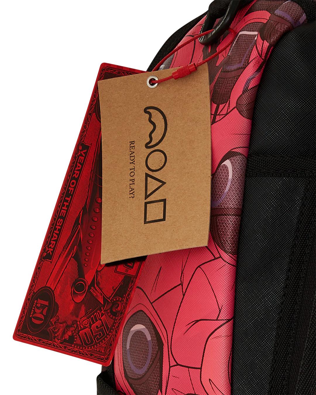 Sprayground Classic | SQUID GAME COLLAB FRONT MAN CREW BACKPACK