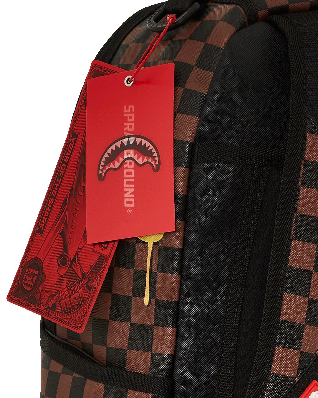 Sprayground Essential | RICHIE RICH PAINT THE SHARK GOLD BACKPACK
