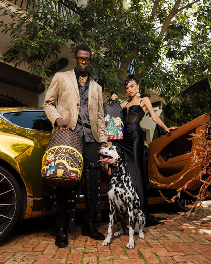 Sprayground Essential | RICHIE RICH PAINT THE SHARK GOLD BACKPACK