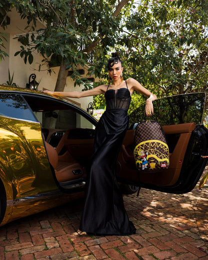 Sprayground Essential | RICHIE RICH PAINT THE SHARK GOLD BACKPACK