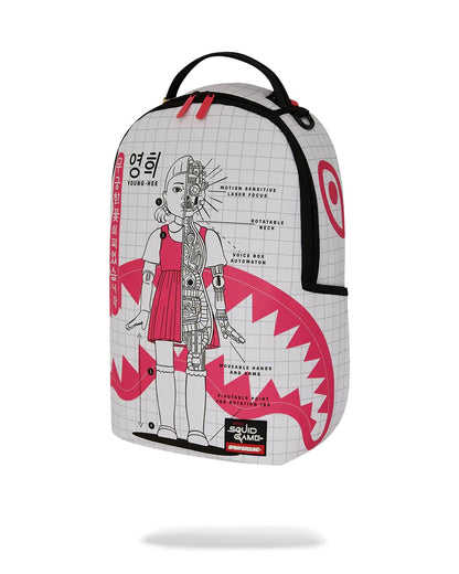 Sprayground Best Seller | SQUID GAME COLLAB ROBOT GIRL BACKPACK