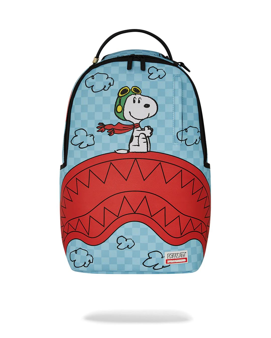 Sprayground Signature | SNOOPY PILOT SHARK DLXSV BACKPACK